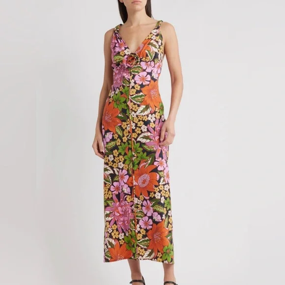FARM Rio | Dresses | Farm Rio Floral Vivi Rose Midi Dress | Poshmark FARM Rio | Dresses | Farm Rio Floral Vivi Rose Midi Dress | Poshmark